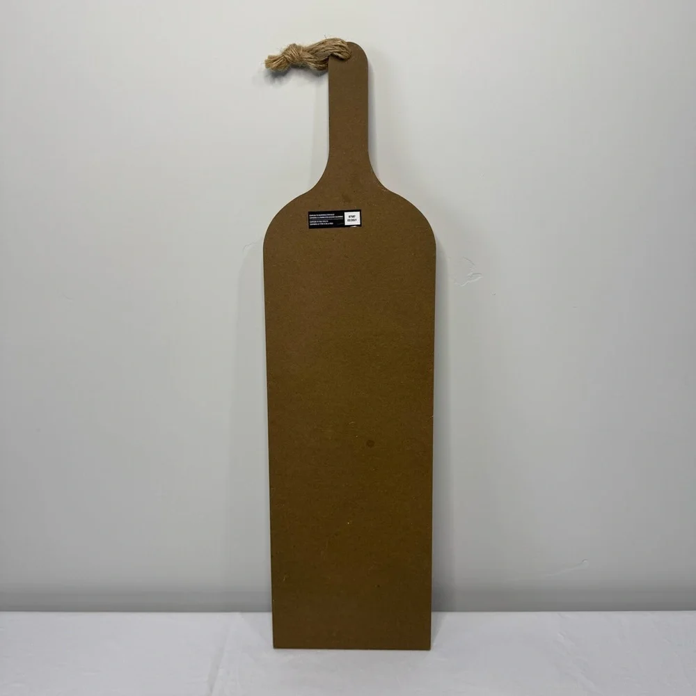 Fall Decorative Hanging Plaque Sign Wall Hanging Decor Wine Bottle